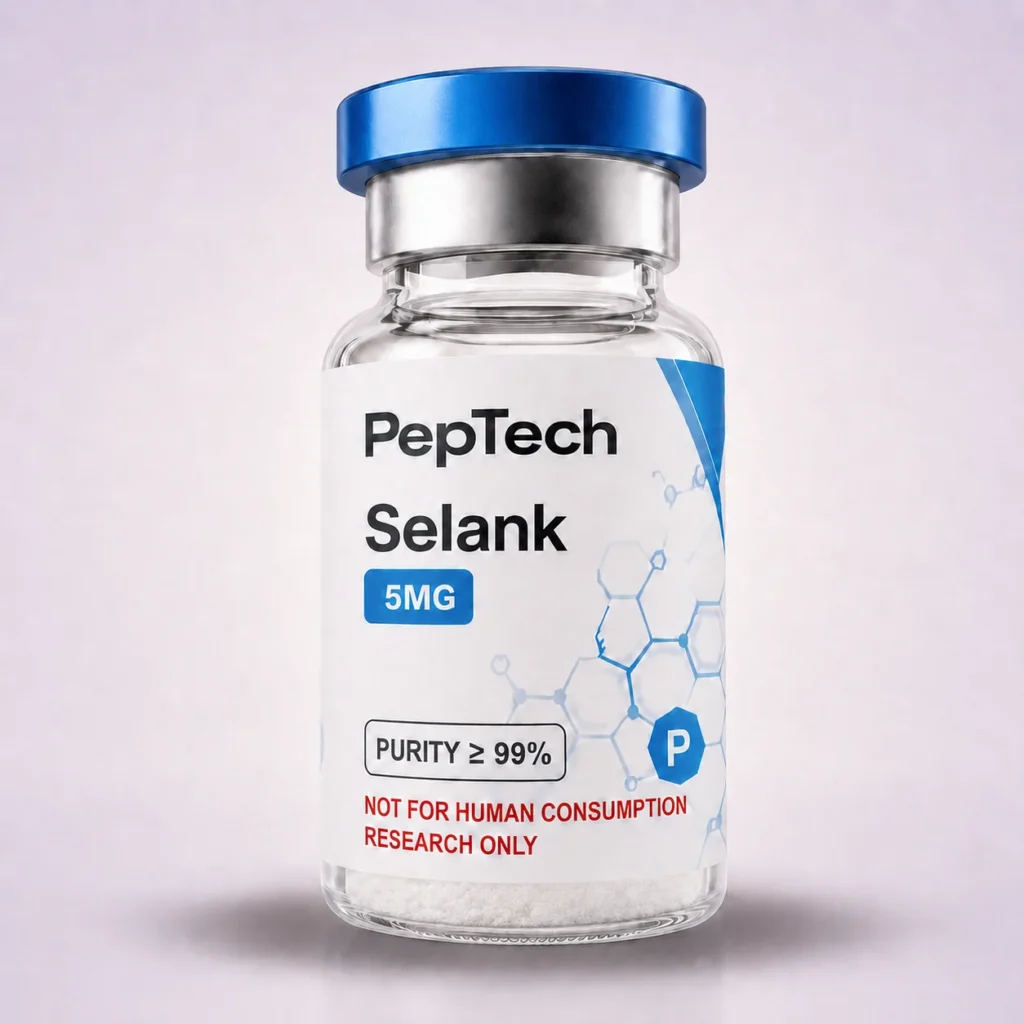 Selank research vial