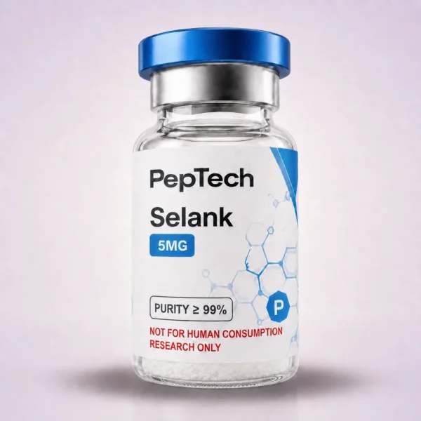 Selank research vial